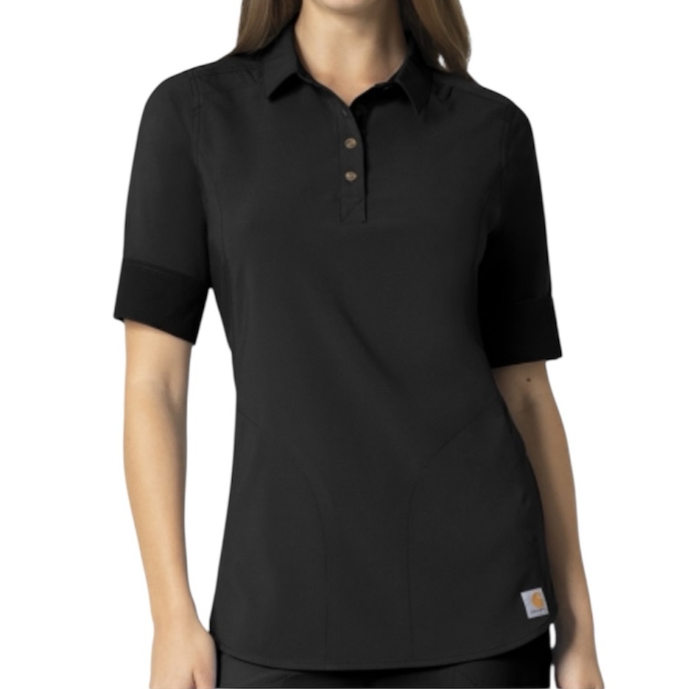 Carhartt Modern Fit Convertible Sleeve Top black size large